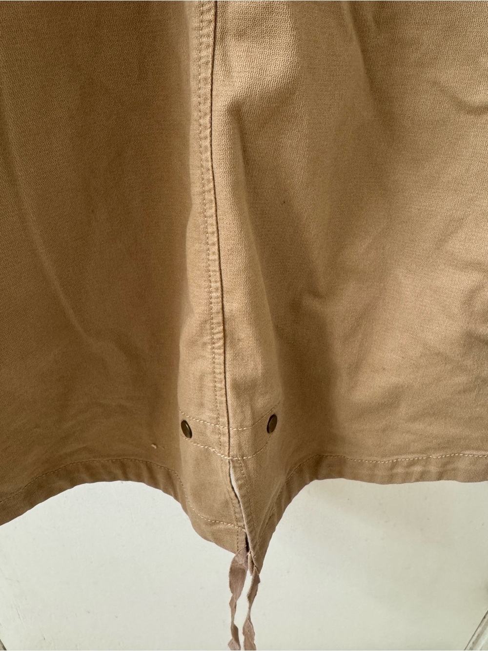 GAP Women's Tan Hooded Utility Jacket - Picture 5 of 8